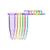 Microtube w/cap, 0.5 mL, assorted (B, R, G, O, P, Y), sterile, w/self-standing bag, 500/pk | C2007-AST