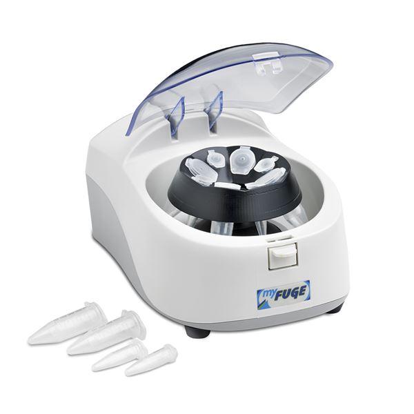 MyFuge 5D Digital MicroCentrifuge with combination rotor, 4 x 5 mL & 4 x 1.5/2.0 mL, 100-240V (European 2 prong plug) | C2595-E