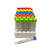 SpectraTubes Rainbow Capped Centrifuge Tubes, 15 mL, sterile, 5 colors per rack (B,G,R,Y,O), 10 racks of 50 tubes, 500/cs | C2715