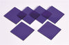 Scientific Task-Focused Cobalt Glass Plates, 3 X 3, Pk/6 for Glass Plates Work | CGP3X3