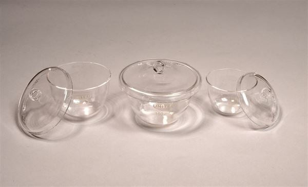 Precision Instructional Quartz Glass Crucible 25ml for Glass Crucibles Work | CGQ025