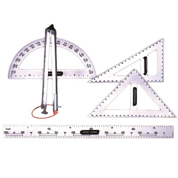 Laboratory Workflow-Specific Chalkboard Drawing Instrument, Protractor, 180 | CHPR01