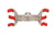 Research-Grade Instructional Burette Clamp, Double | United Scientific CLBUR2N | CLBUR2N