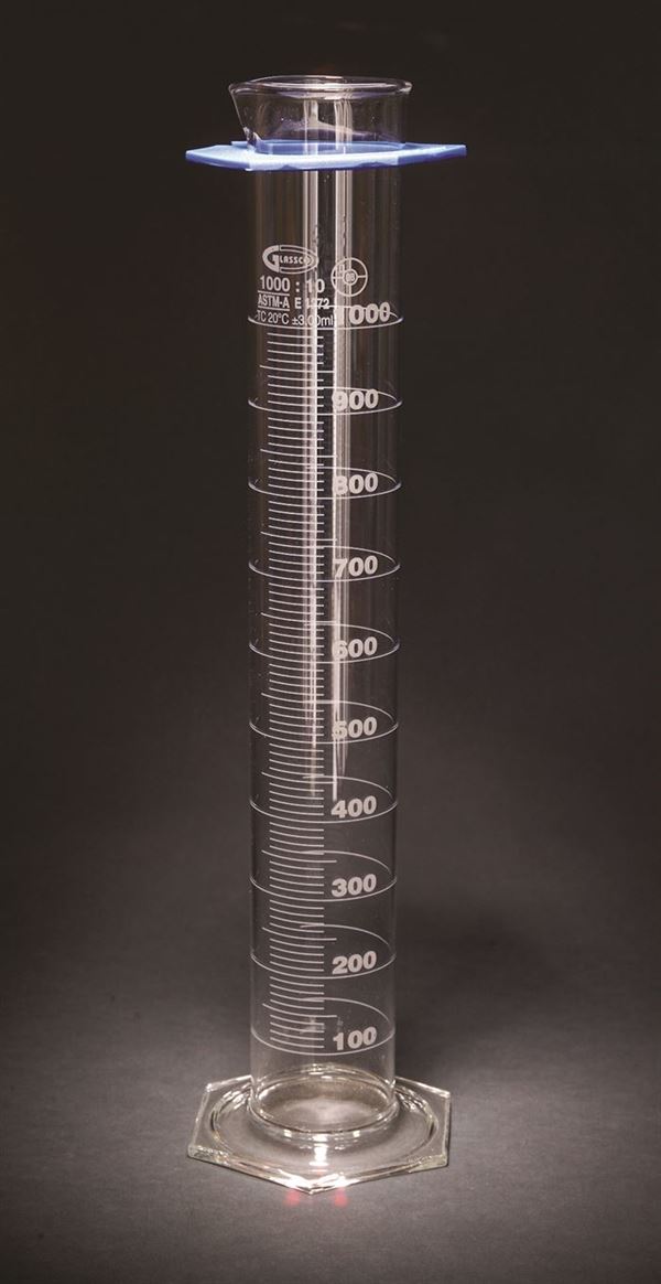 Laboratory Volume Reading Graduated Cylinders, Double Scale, Class A, Indi... | CY3020-50