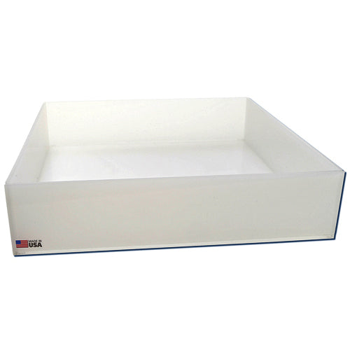 Tray Spill Containment, PP 15 x 10 x 3 In. ID, HDPE | 107304