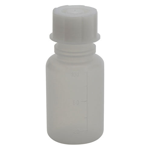 Bottle Graduated Wide Mouth, LDPE 100 mL, 10/PK | 202415-0100