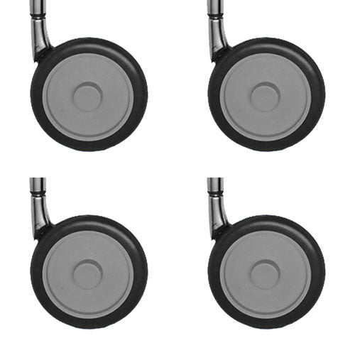 Cabinet Casters, Set of 4, Stainless steel | 209474