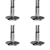 Cabinet Fixed Feet, Set of 4, Stainless steel | 209484