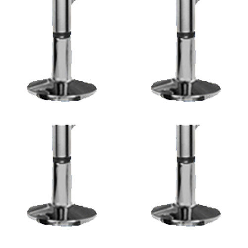 Cabinet Fixed Feet, Set of 4, Stainless steel | 209484