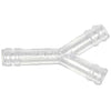 Tubing Connector Y, PP 4 mm, Polypropylene, 20/PK | 222545