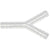 Tubing Connector Y, PP 8 mm, Polypropylene, 20/PK | 222565