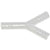 Tubing Connector Y, PP 14 mm, Polypropylene, 10/PK | 222595