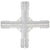 Tubing Connector 4 Way, PP 6 mm, Polypropylene, 20/PK | 222935