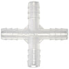 Tubing Connector 4 Way, PP 8 mm, Polypropylene, 20/PK | 222945