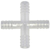 Tubing Connector 4 Way, PP 12 mm, Polypropylene, 20/PK | 222965