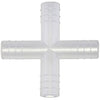 Tubing Connector 4 Way, PP 15 mm, Polypropylene, 100/CS | 222985
