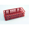 Rack Test Tube 40 Place Red, PP 20 mm, Polypropylene, 5/CS | 225665-0001