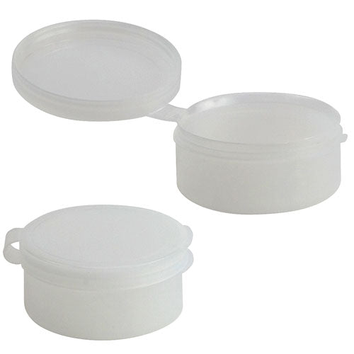 Container with Hinged Lid, PE 0.5 oz, 100/CS | 226254-0050
