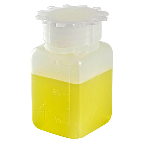Bottle Square, HDPE/PP 50 mL, 10/PK | 226295-0050