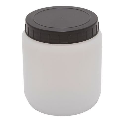 Jar Round, HDPE PP Cap 1000 mL, 10/PK | 226415-1000