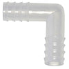 Tubing Connector L, PP 12 mm, Polypropylene, 20/PK | 227205