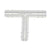 Tubing Connector T, PP 4 mm, Polypropylene, 20/PK | 227905
