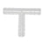 Tubing Connector T, PP 6 mm, Polypropylene, 20/PK | 227915