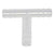 Tubing Connector T, PP 8 mm, Polypropylene, 20/PK | 227925