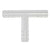 Tubing Connector T, PP 10 mm, Polypropylene, 20/PK | 227935