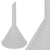 Funnel Analytical, PP 65 mm, Polypropylene, 20/PK | 241645