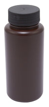 Bottle Wide Mouth Amber, HDPE 32 oz, 6/PK | 301645-0032