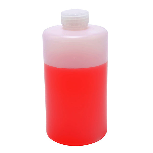 Bottle Narrow Mouth Bulk with Caps, HDPE 64 oz | 301715-0064