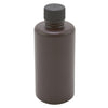 Bottle Narrow Mouth Amber, HDPE 8 oz, 12/PK | 301745-0008