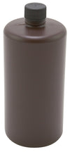 Bottle Narrow Mouth Amber, HDPE 32 oz, 6/PK | 301745-0032
