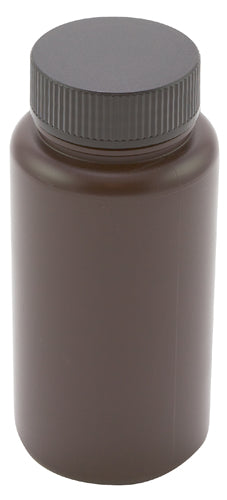 Bottle Wide Mouth Amber, PP 16 oz, Polypropylene, 10/PK | 301825-0500