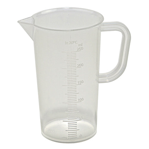 Beaker with Handle Tall Form, PP 250 mL, Polypropylene, 24/CS | 326485-0250