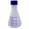 Flask Erlenmeyer with Blue Cap, PP 500 mL, Polypropylene, 6/CS | 341495