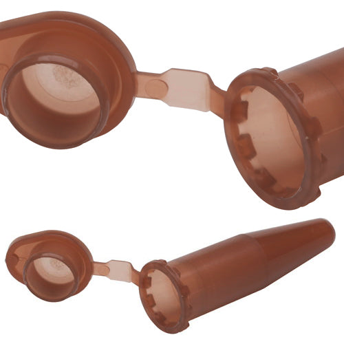 Tube Mico Cent Amber, PP 1.5 mL, Polypropylene, 500/PK | 399325-0005