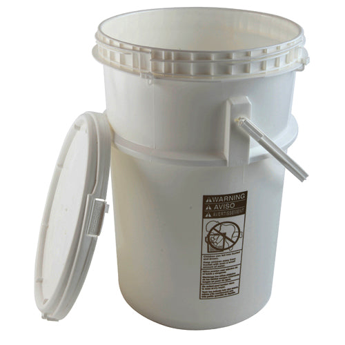 Pail with Screwtop, HDPE 6gal, 4/CS | 413554