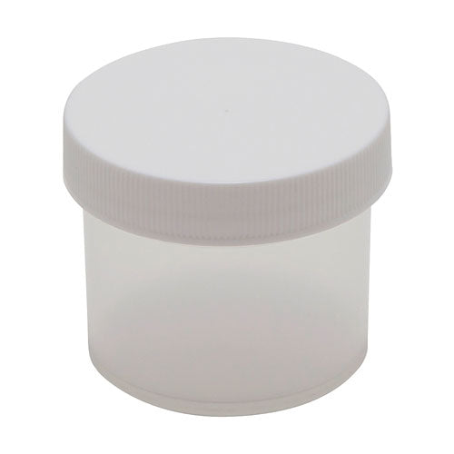 Jar Straight Side, PP 2 oz 53 mm, Polypropylene, 12/PK | 421125