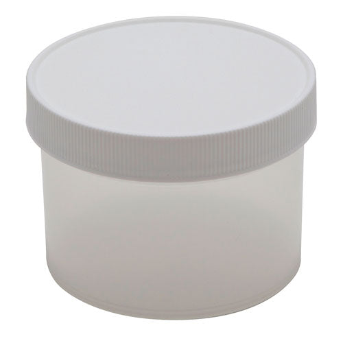 Jar Straight Side, PP 8 oz 89 mm, Polypropylene, 6/PK | 421145