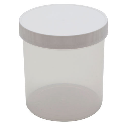 Jar Straight Side, PP 40 oz 120 mm, Polypropylene, 6/PK | 421185