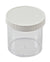 Jar Straight Side, PS 6 oz 70 mm, Polystyrene, 12/PK | 421195
