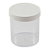 Jar Straight Side, PS 16 oz 89 mm, Polystyrene, 6/PK | 421235