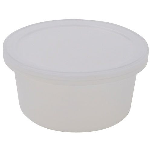 Container with Lid Natural, PPCO 4 oz, 250/CS | 453565