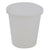 Container with Lid Natural, PPCO 8 oz, 250/CS | 453595
