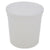 Container with Lid Natural, PPCO 16 oz, 100/CS | 453605