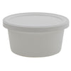 Container with Lid White, PPCO 4 oz, 250/CS | 454395