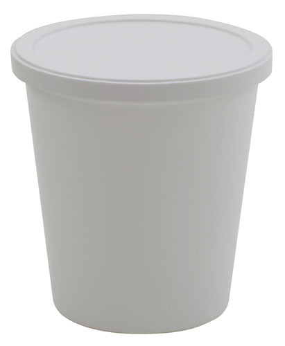 Container with Lid White, PPCO 8 oz, 250/CS | 454405