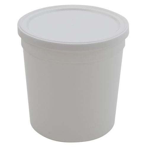 Container with Lid White, PPCO 16 oz, 100/CS | 454415